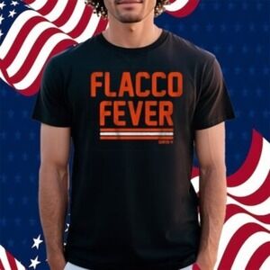 Joe Flacco Fever Shirt, Cleveland Browns NFL Football Quarterback Fan Gift Tee
